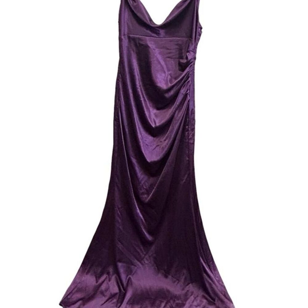 Jump Apparel Women's Purple Slip Dress